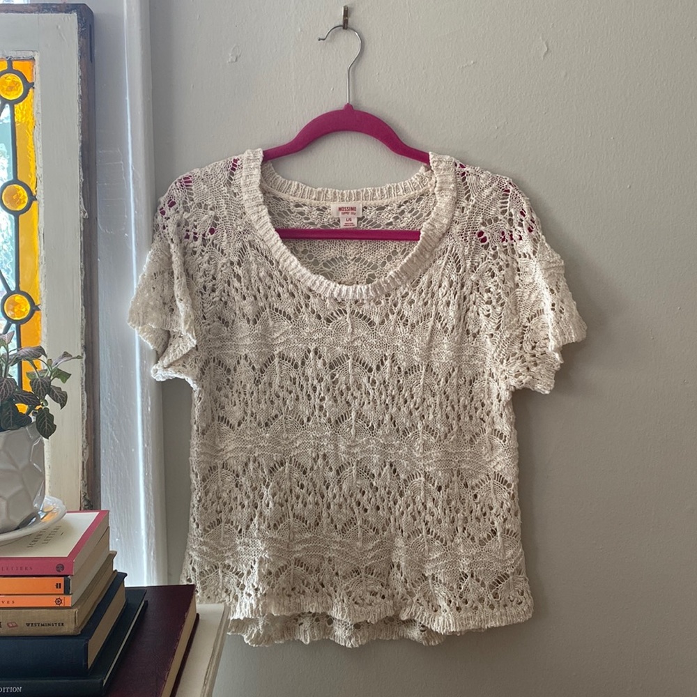 mossimo supply co. boho crochet sweater!